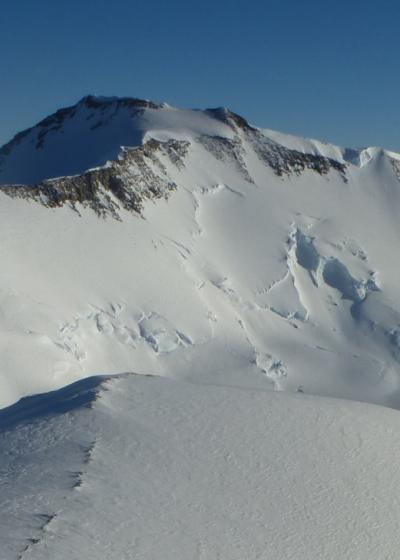 Mount Sporli, Antarctica, photo by Antarctic Logistics